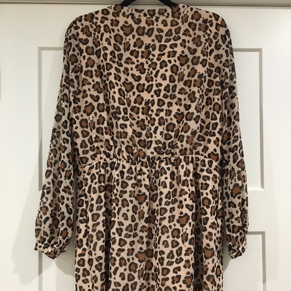 🦋2/$15🦋 NWT A New Day Leopard Print Dress - Picture 4 of 7